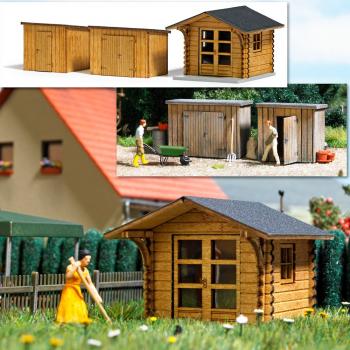 Busch 1529 Garden Sheds x 3