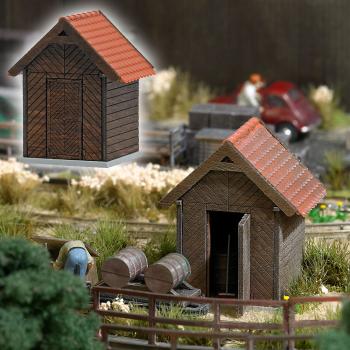 Busch 1545 Wooden Oil Shed