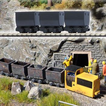 Busch 5021 Mine Tipper Wagons x 3