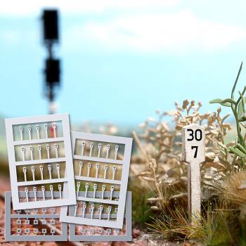 Busch 8126 Mileposts