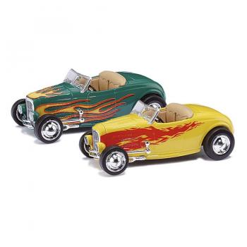 Busch 9838597Y Ford Hot Rod Roadster, Yellow