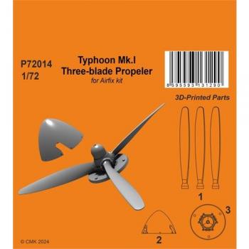 CMK 129-P72014 Typhoon Mk.I Propeler - Airfix