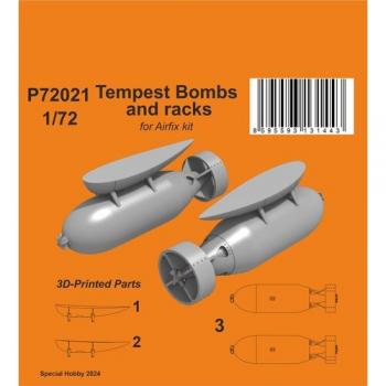 CMK 129-P72021 Tempest Bombs 1000Lb - Airfix
