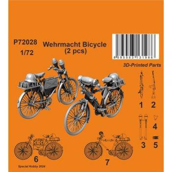 CMK 129-P72028 Wehrmacht Bicycles x 2