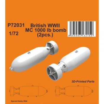 CMK 129-P72031 MC 1000lb Bomb Mk.I x 2