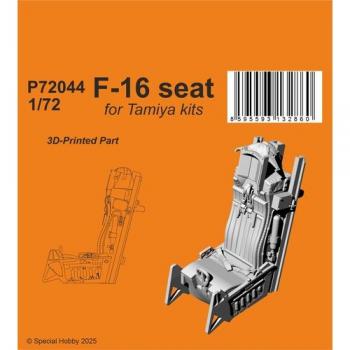 CMK 129-P72044 F-16 Seat - Tamiya