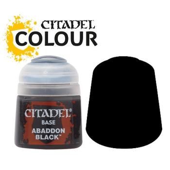 Citadel 21-25 Citadel Base - Abaddon Black