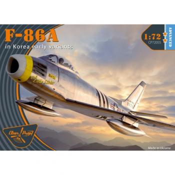 Clear Prop Models CP72055 F-86A Korea - Advanced