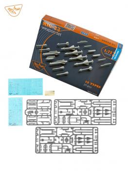 Clear Prop Models CPW7201 MiG-23 Weapon Set