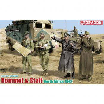 Dragon 6723 Rommel and Staff 1942