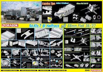 Dragon 6948 Sd.Kfz.7 8(t) + 88mm FlaK 36/3