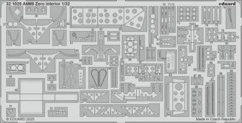 Eduard 321025 A6M5 Zero Interior - Tamiya