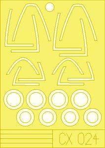 Eduard CX024 F-18C Masks - Hasegawa