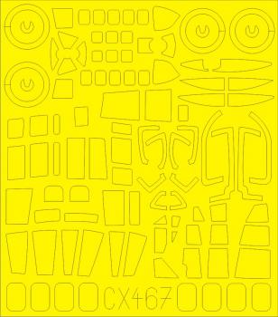 Eduard CX467 He 111H-6 Masks - Airfix