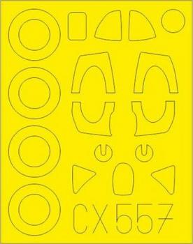 Eduard CX557 MiG-17 Masks - Airfix