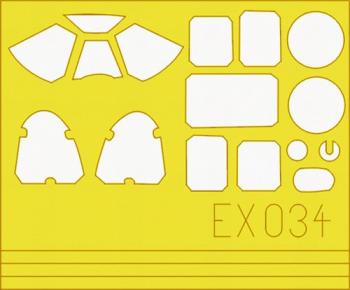 Eduard EX034 P-51B Mustang Masks - Tamiya