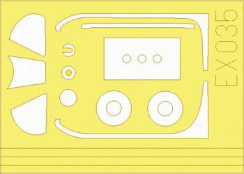 Eduard EX035 P-51D Mustang Masks for Tamiya