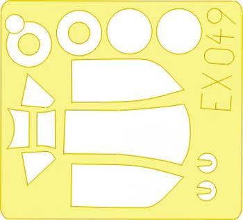 Eduard EX049 Bf 109K Masks for Hasegawa