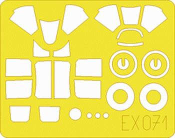 Eduard EX071 F6F Hellcat Masks - Hasegawa