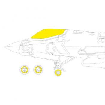 Eduard EX1097 F-35C TFace Masks - Tamiya