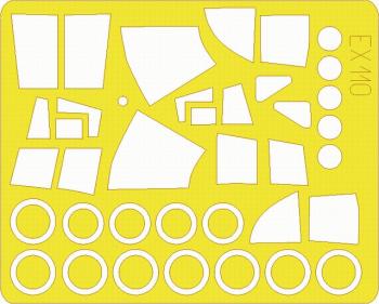 Eduard EX110 V-22 Osprey Masks - Italeri