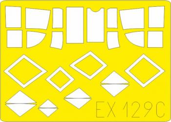 Eduard EX129 Lancaster Masks - Tamiya