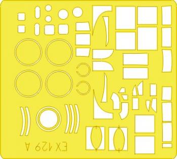 Eduard EX129 Lancaster Masks - Tamiya