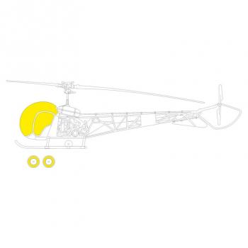 Eduard EX860 OH-13 Masks - Italeri