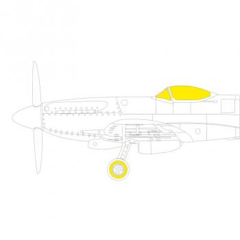 Eduard EX886 Spitfire F Mk. XVIII TFace Mask - Airfix
