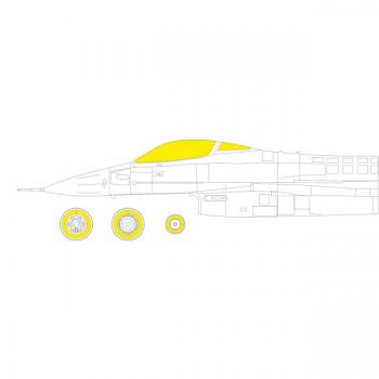 Eduard EX929 F-16A MLU Masks - Kinetic