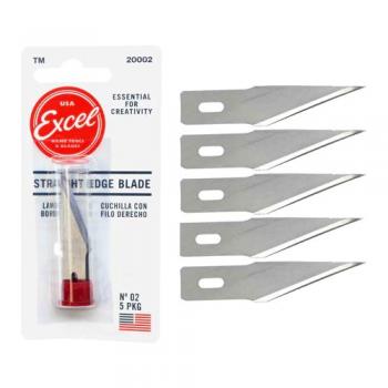Excel Tools 20002 No. 2 - Straight Edged Blades x 5