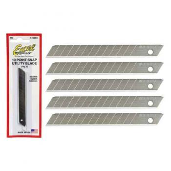 Excel Tools 20003 9mm 13-Point Snap Blade x 5