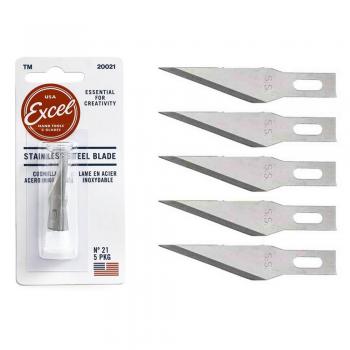 Excel Tools 20021 No. 21 - Stainless Steel Blade x 5