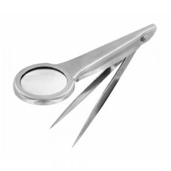 Excel Tools 70040 Magnifier with Tweezer