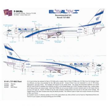 F-DCAL FD14023 Boeing 737-858 - El Al
