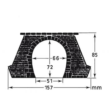 Faller 120561 Tunnel Portals x 2