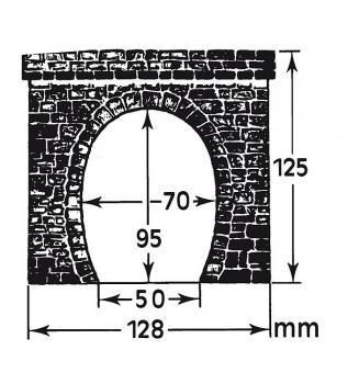 Faller 120563 Tunnel Portals x 2