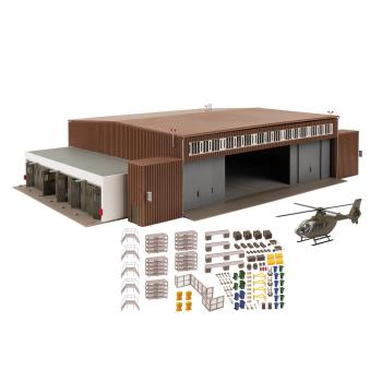 Faller 144111 Hangar with Helicopter