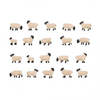Faller 155906 Black-Headed Sheep x 20