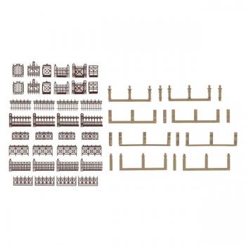 Faller 180425 Villa Fence - Brown