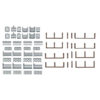 Faller 180426 Villa Fence - Grey