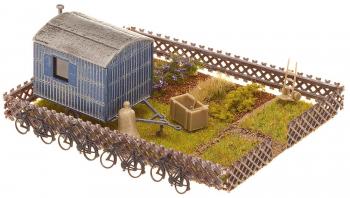 Faller 180490 Allotments with Trailer