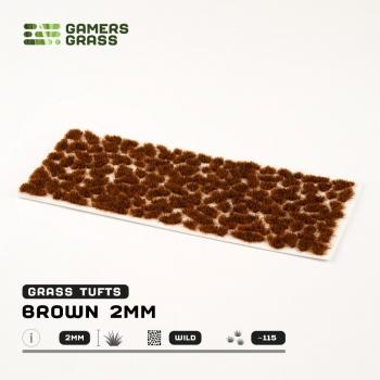 Gamers Grass GG2-B Brown Tufts 2mm
