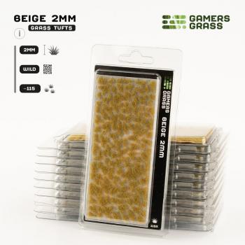 Gamers Grass GG2-BEI Beige Tufts 2mm