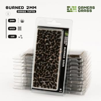 Gamers Grass GG2-BUR Burned Tufts 2mm