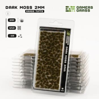 Gamers Grass GG2-DMO Dark Moss Tufts 2mm