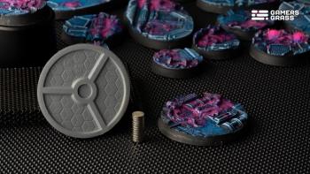 Gamers Grass GGB-AIR40 Alien Infestation Bases 40mm x 5