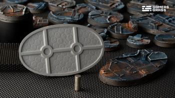 Gamers Grass GGB-SPO75 Spaceship Bases 75mm x 3