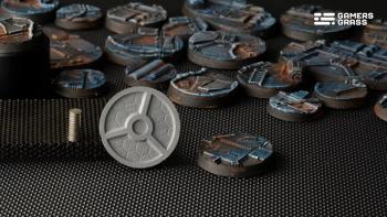 Gamers Grass GGB-SPR32 Spaceship Bases 32mm x 8