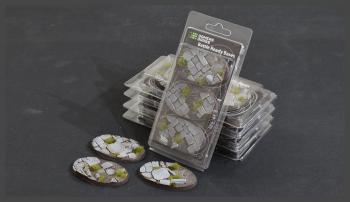 Gamers Grass GGB-TO75 Temple Bases Oval 75mm x 3